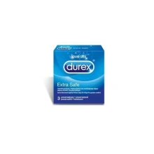 Prezerwatywy Lateksowe Grubsze Extra Safe 3 Szt. Durex 