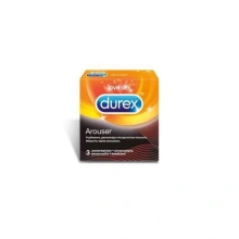 Prezerwatywy Lateksowe Z Prążkami Arouser 3 Szt. Durex 
