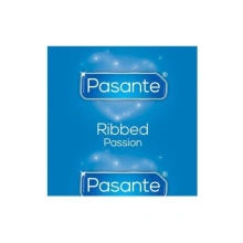 Prezerwatywy Pasante Ribbed/Passion Bulk Pack (144 szt.) 