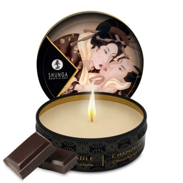Świeca Do Masażu O Zapachu Czekoladowym Excitation Massage Candle 30Ml Shunga 