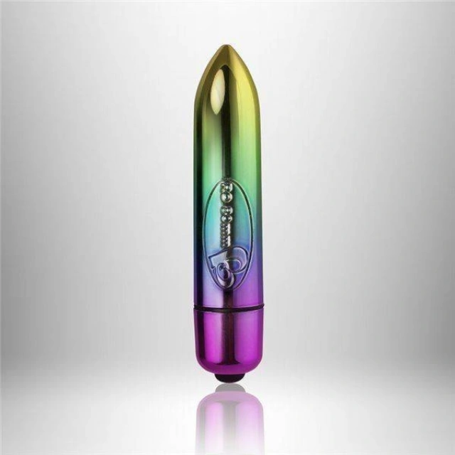 Wibrator Coloured Ro-80 Mm Rainbow Rocks-Off | 100% ORYGINAŁ| DYSKRETNA PRZESYŁKA