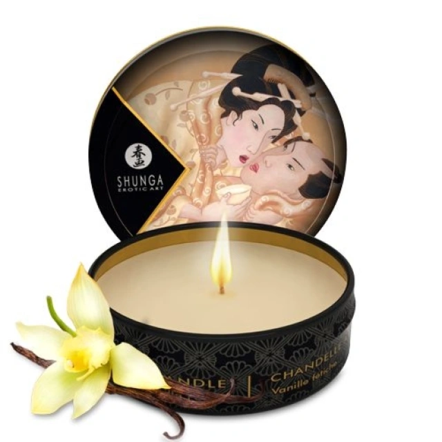 Świeczka Do Masażu O Zapachu Waniliowym Desire Massage Candle 30Ml Shunga 