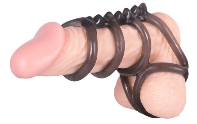Podwójny Pierścień na Penisa i Jądra 