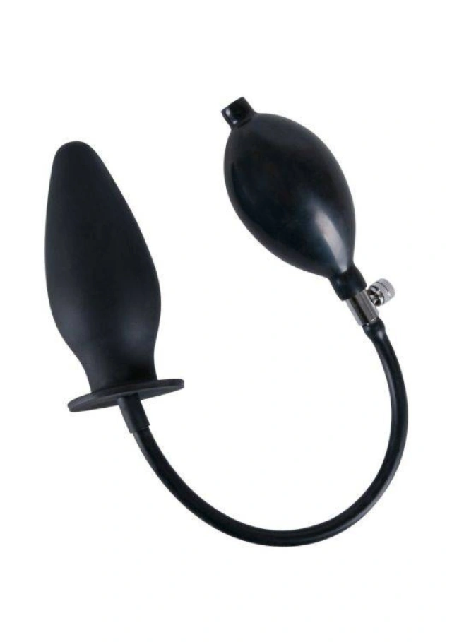 Nadmuchiwany Korek Analny Czarny 