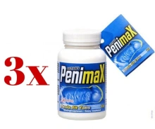 MEGA ZESTAW 2+1 PeniMax Powiększenie Penisa Rewelacyjne Tabletki 180 tab. 