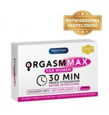 Kapsułki Stymulujące Orgazm dla Kobiet Orgasm Max Medica-Group 2 kaps. | 100% ORYGINAŁ| DYSKRETNA PRZESYŁKA