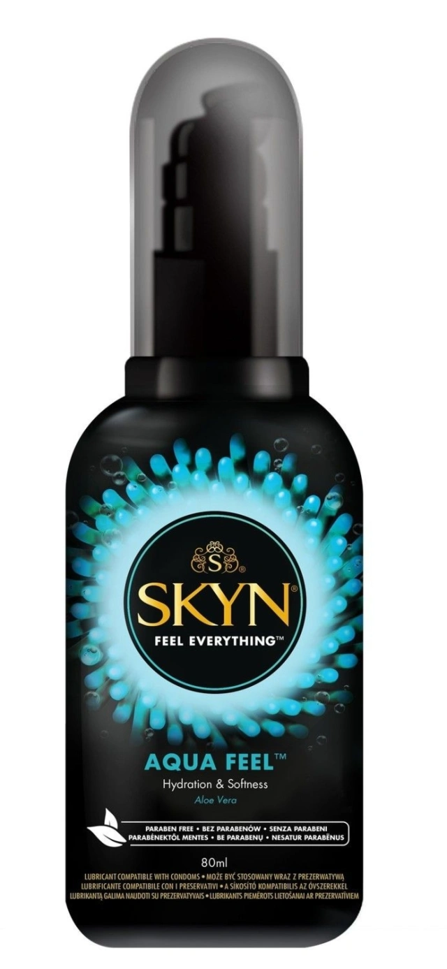 Lubrykant Wodny Z Aloesem I Witaminą E Skyn Aqua Feel 80 Ml Unimil 