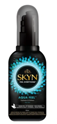 Lubrykant Wodny Z Aloesem I Witaminą E Skyn Aqua Feel 80 Ml Unimil 
