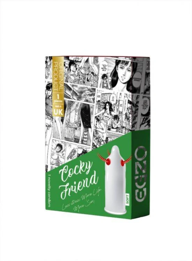 Prezerwatywa Condom Egzo Cocky Friend 1szt. | 100% ORYGINAŁ| DYSKRETNA PRZESYŁKA