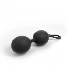 Silikonowe Kulki Gejszy Marc Dorcel Dual Balls Czarny 