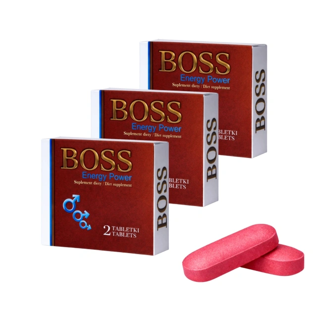 MEGA ZESTAW  Boss Energy Power Ginseng na Erekcję 6 szt. 