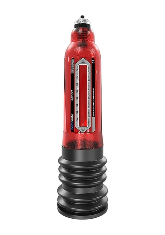 Pompka Wodna Do Powiększania Penisa Hydro7 Brilliant Red Bathmate 