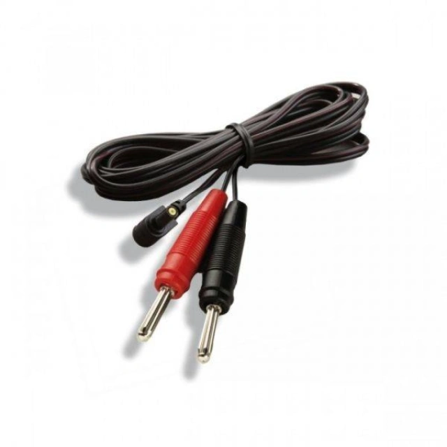 Przejściówka Z Okrągłej Wtyczki Na Wtyczkę 4Mm Adaptor Roundplug To 4 Mm Banana Plug Mystim 