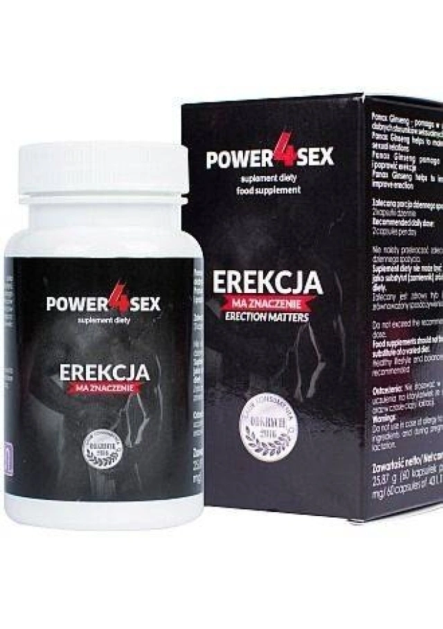 Power4sex Mocna Erekcja 60 caps 