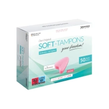 Opakowanie Zbiorcze Tamponów Bezsznurkowych Soft-Tampons Mini Box Of 50 JoyDivision 
