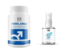 Zestaw na Powiększanie Penisa Penilarge 60tab + Spary 50ml 