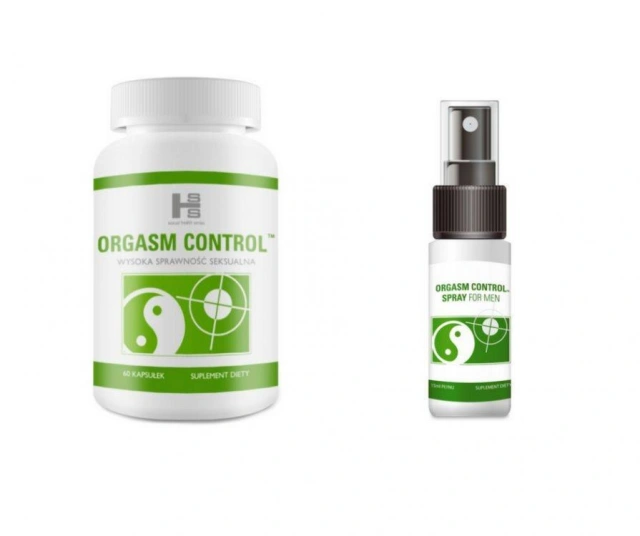 Zestaw na Wydłużenie Stosunku Orgasm Control 60tab + Spray 15ml | 100% ORYGINAŁ| DYSKRETNA PRZESYŁKA