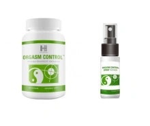 Zestaw na Wydłużenie Stosunku Orgasm Control 60tab + Spray 15ml 