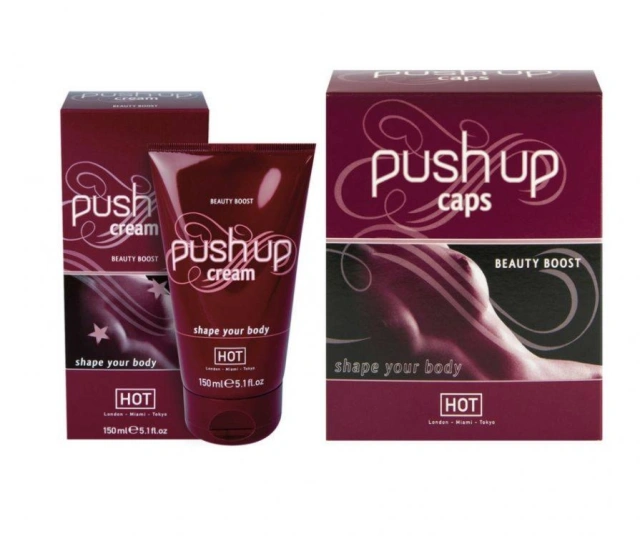 Mega Zestaw na Powiększenie Piersi PUSH UP! 90tab + Krem150ml 