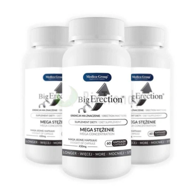 MEGA ZESTAW 2+1 Gratis BigErection 180 tab. 