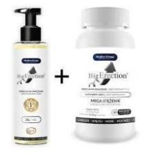 Mega Zestaw na Erekcję BigErection 60tab. + Żel BigErection 150ml 