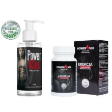 Mega Zestaw na Erekcję Power4Sex 60 kaps. + Żel Power4Sex 150ml | 100% ORYGINAŁ| DYSKRETNA PRZESYŁKA