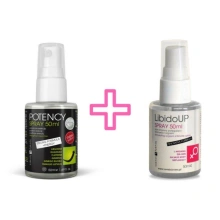 Zestaw dla Dwojga Spray Potency 50ml + Spray LibidoUp 50ml | 100% ORYGINAŁ| DYSKRETNA PRZESYŁKA