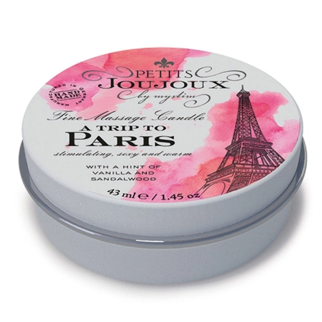 Świeczka Do Masażu Fine Massage Candles A Trip To Paris 33 G Petits Joujoux | 100% ORYGINAŁ| DYSKRETNA PRZESYŁKA