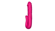 Stymulator Łechtaczki Realistic Tongue Stimulating Dildo Vibrator B - Series Cute 