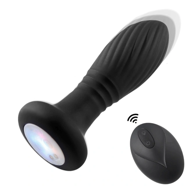 Korek Analny Lighting Anal Plug Black B - Series Cute Czarny 