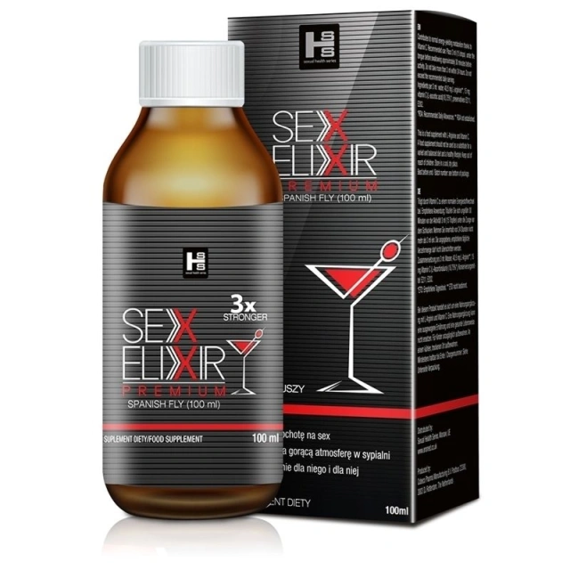 Mocniejszy Sex Elixir Premium Krople na Libido 100ml 