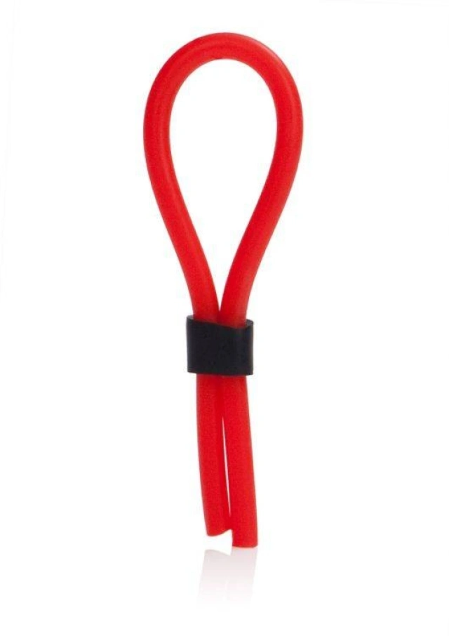Silikonowe Lasso na Penisa Czerwony 