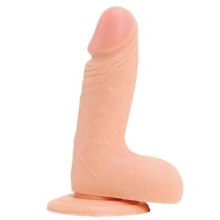 Realistyczne Dildo z Przyssawką Prawdziwa Rozkosz Cielisty 15cm 