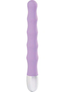Wibrator Prążkowany 16,5cm Fioletowy 