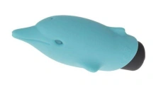 Mini Masażer Stymulacja Łechtaczki Delfinek Niebieski 