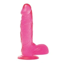 Dildo Żelowe Prawdziwa Rozkosz 19cm Różowy 