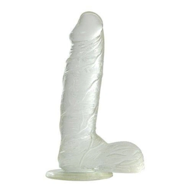 Dildo Żelowe Prawdziwa Rozkosz 19cm Przezroczysty 
