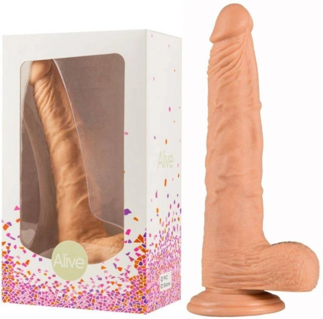 Żelowe Dildo 23,5 Cm Long John Flesh Alive 