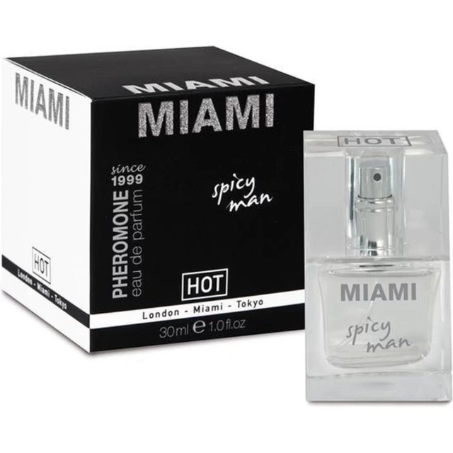 Feromony Pheromone Perfume MIAMI spicy man 30ml HOT 