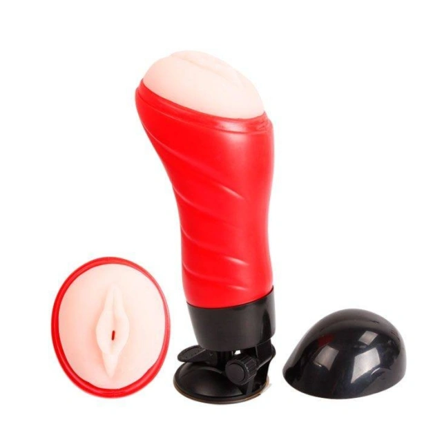 Masturbator Sztuczna Wagina z Wibracjami Wściekły Byk 