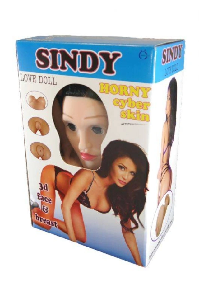Dmuchana Lalka Sindy 3D 3 Otwory Realistyczna 