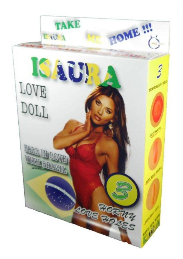 Dmuchana Lalka Isaura 3 Otwory 