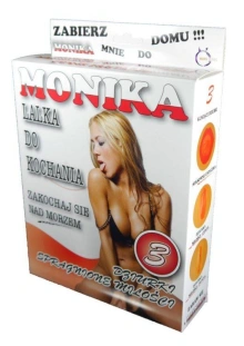 Dmuchana Lalka Polska Dziewczyna Monika 3 Otwory 