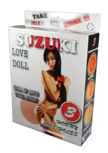 Dmuchana Lalka Azjatka Suzuki 3 Otwory 