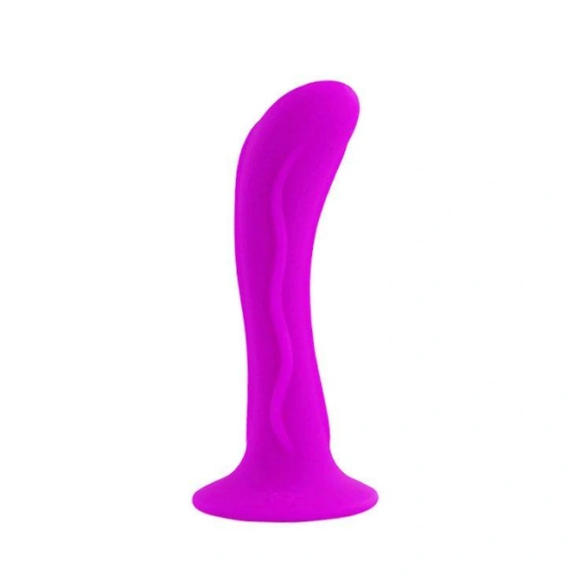 Korek Analny z Przyssawką 14cm Fioletowy 