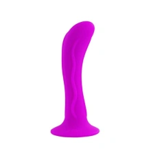 Korek Analny z Przyssawką 14cm Fioletowy 