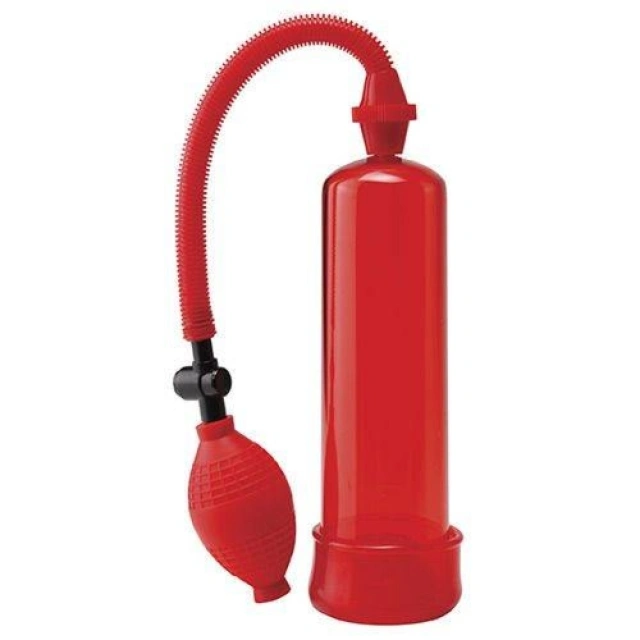 Pompka do Penisa Power Pump dla Początkującego Czerowny 
