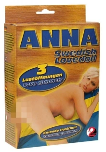 Dmuchana Lalka Klęcząca Szwedka Anna 3 Otwory 
