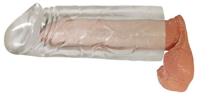 Mega Dick Nakładka na Penisa Pogrubia o 2cm i Wydłuża o 5cm 