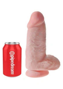 MEGA Grube Dildo Chubby na Przyssawce 26cm Cielisty 